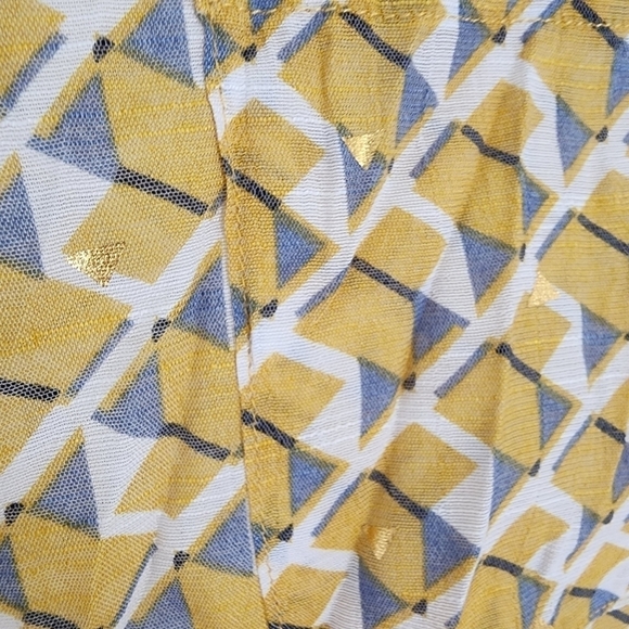 NWT Harve Benard Plus Soft Texture Yellow Gold Gray Blouse 3X - Picture 4 of 11